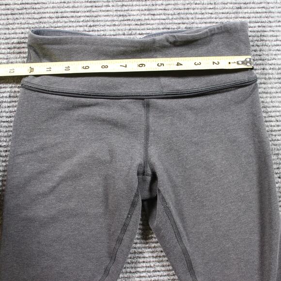Lululemon Wunder Under Crop Womens 6 Gray High Rise 20” Inseam - Picture 3 of 6